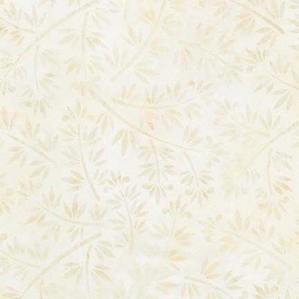 Batik Tan Stems on Cream