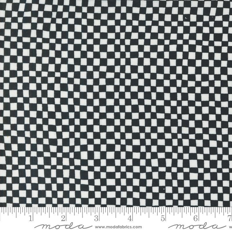 Abstract Black & White Check