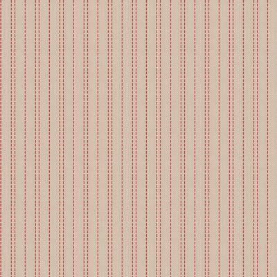 Woven Red Dashed Stripe on Tan