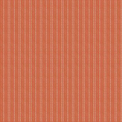 Woven Tan Dash Stripe on Rust