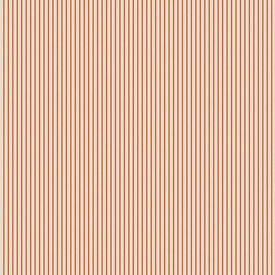 Woven Tiny Red Stripe on Tan