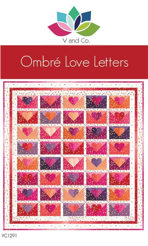 Ombre Love Letters pattern