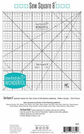 Sew Squared 8 Ruler