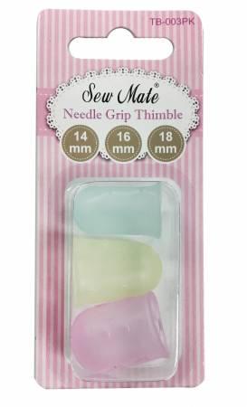 Sew Mate Needle Grip Thimbles 3 ct