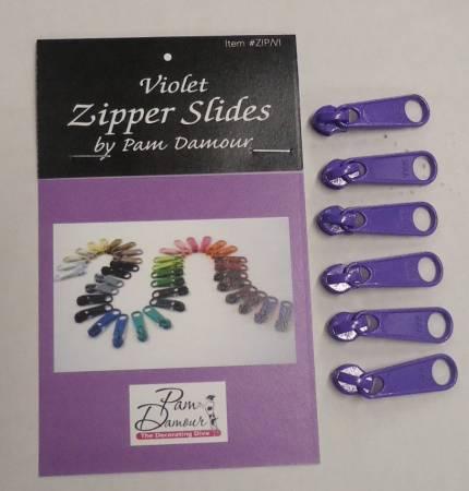 6 Zipper Slides Violet