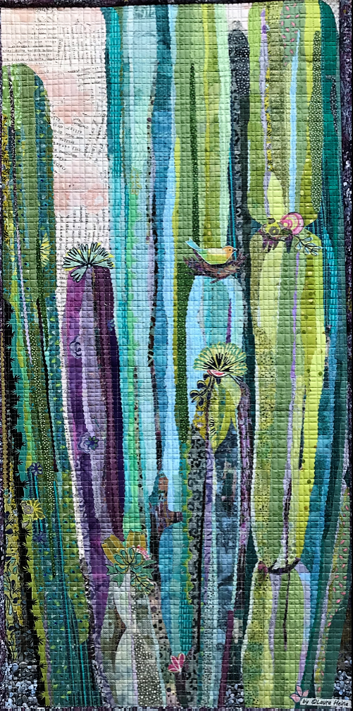 Painted Cactus by Laura Heine