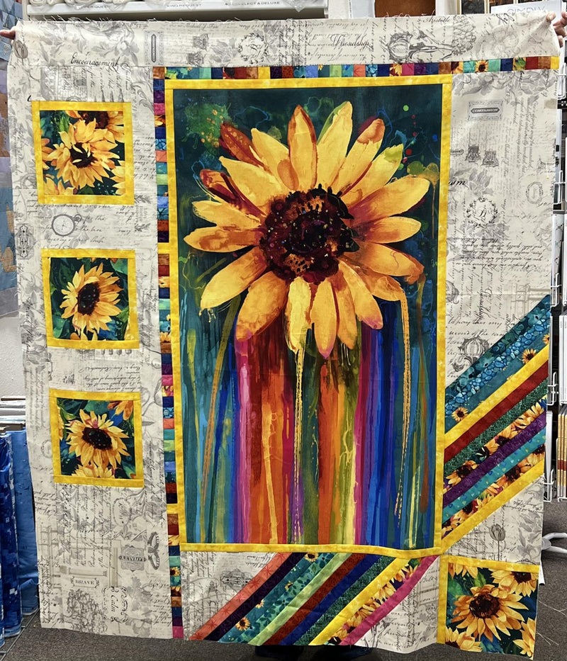 Rainbow Sunflower Quilt Fri, Jan 24, 10-2