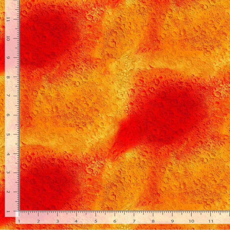 Orange w Crater Marks Moon Texture